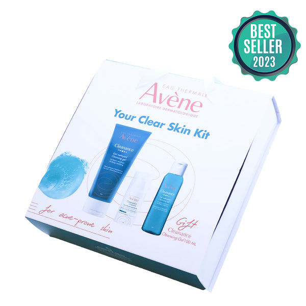 Clear Skin Kit : AVENE CLEANANCE GEL 200ML + COMEDOMED 30ML +  CLEANANCE GEL 100ML GIFT