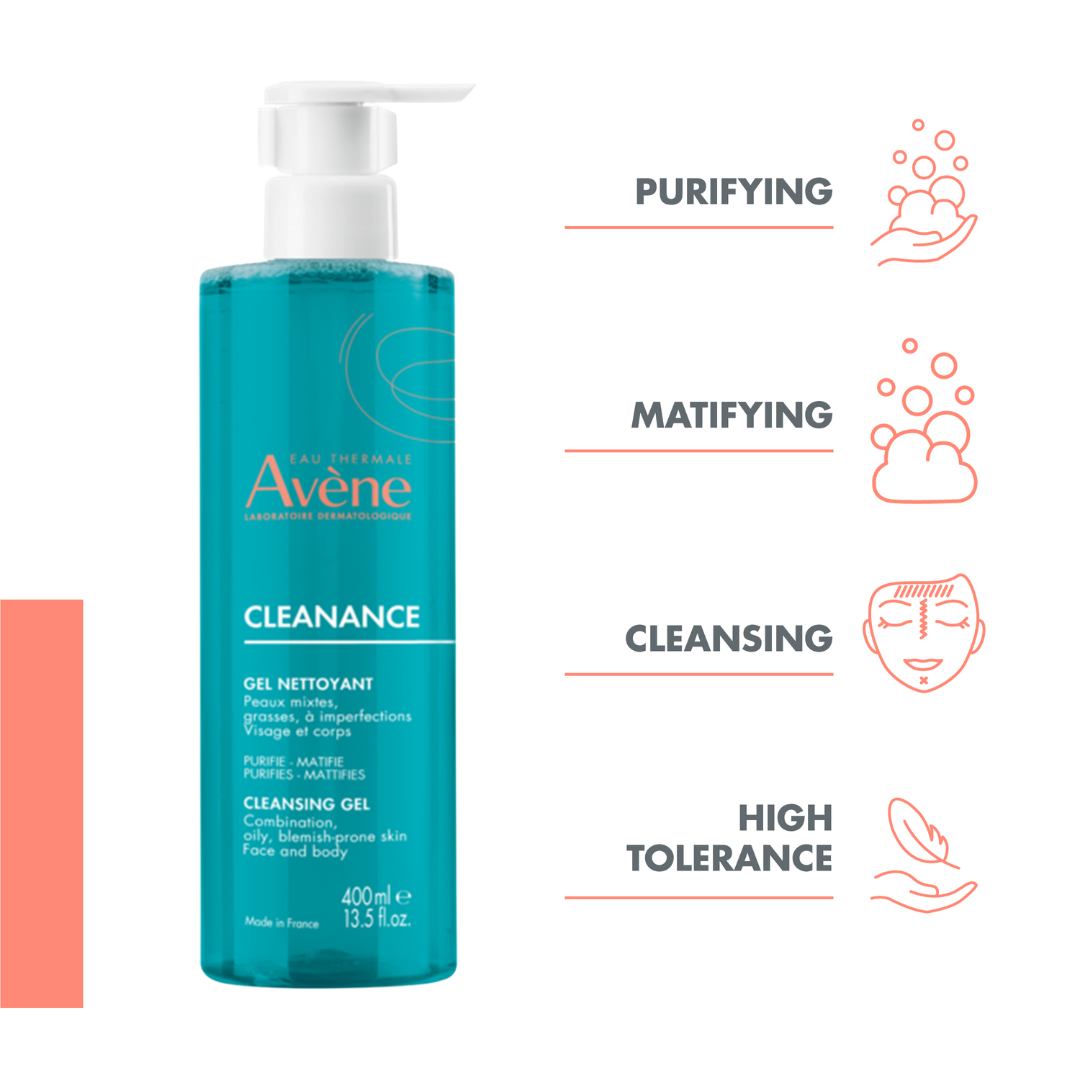 Avène Cleanance Acne Cleanser Gel for Oily Skin