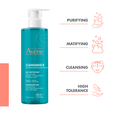 Avène Cleanance Acne Cleanser Gel for Oily Skin