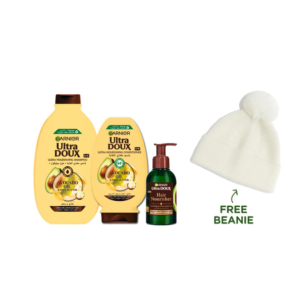 15 % OFF Garnier Avocado Full Routine + Free Beanie