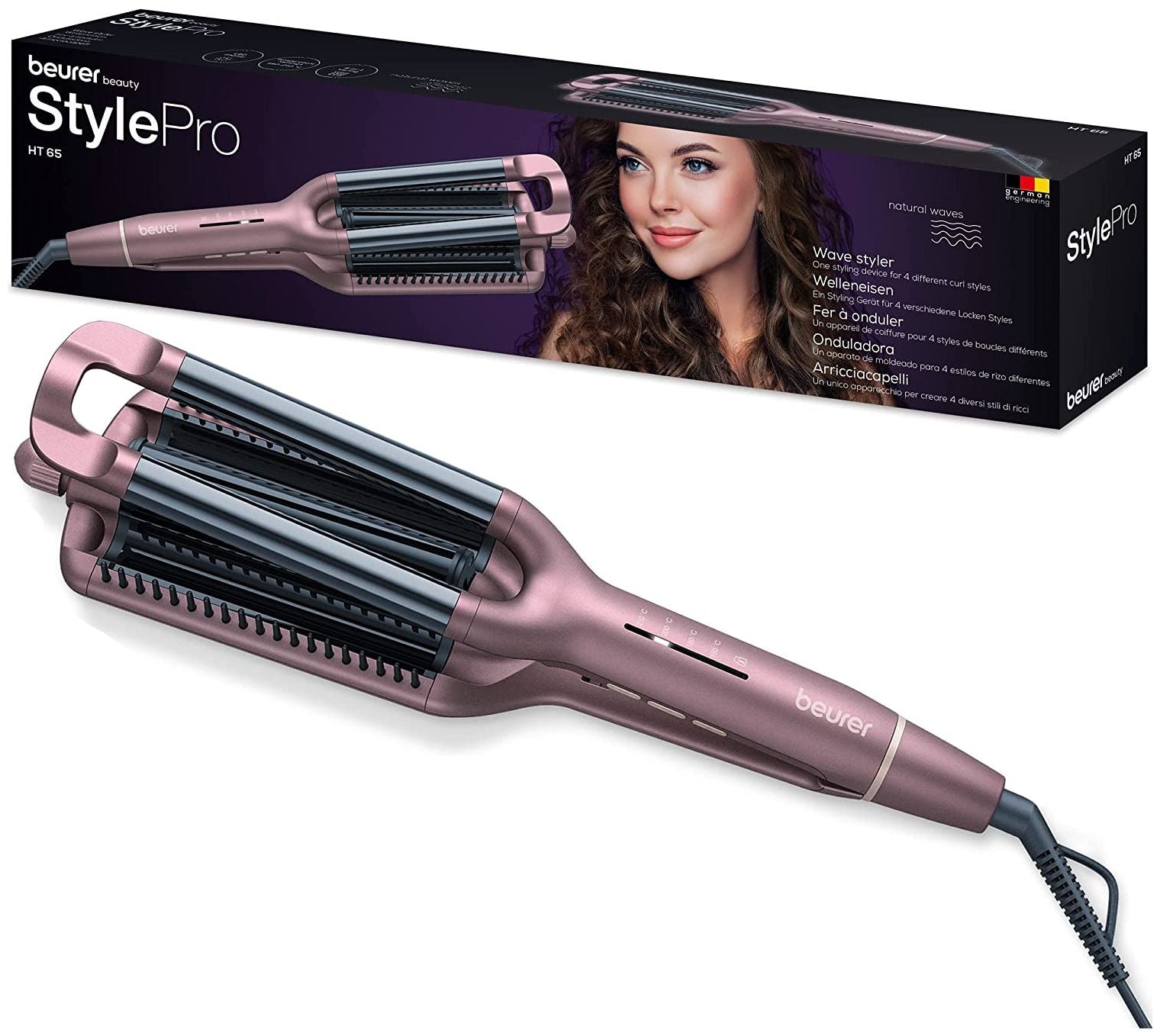 Beurer 4-in-1 Wave Styler with Ceramic Keratin Coating