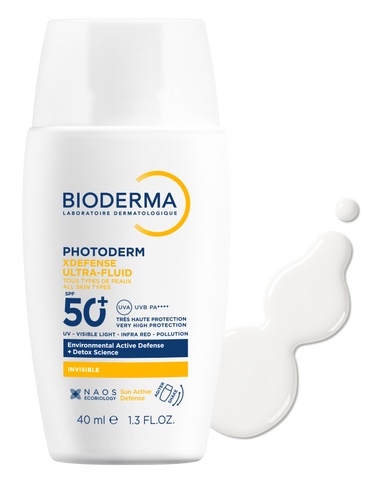 BIODERMA PHOTODERM XDEFENSE ULTRA FLUID SPF50+ INVISIBLE 40 ml