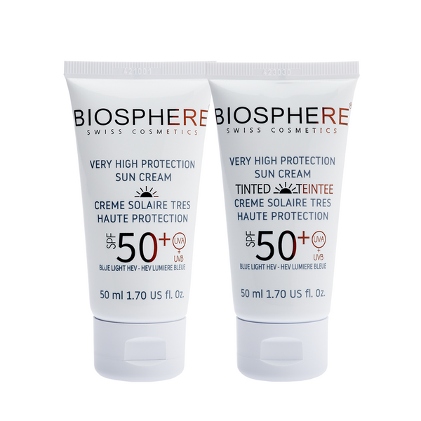 BUY 1 GET 1 Biosphere Very High Protection Sun Cream SPF 50+ + Very High Protection Sun Cream Tinted SPF 50