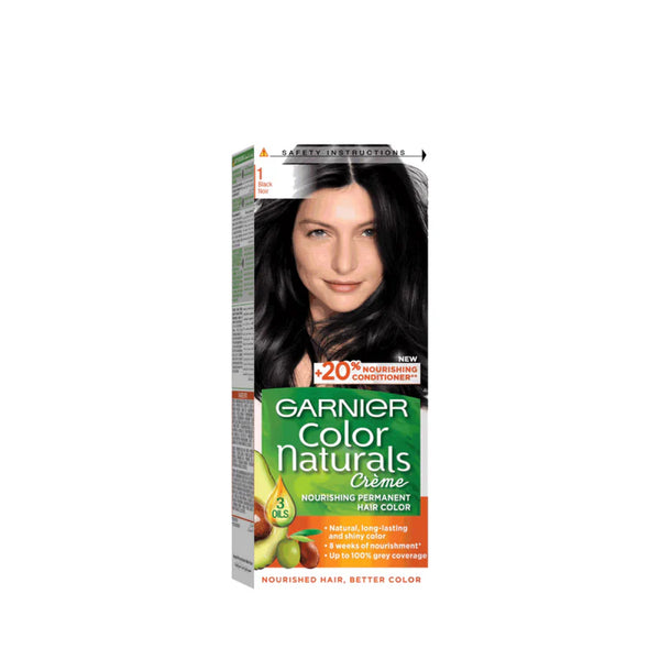 Garnier Color Naturals Nourishing Permanent Hair Color, Natural Long-Lasting Shiny Color