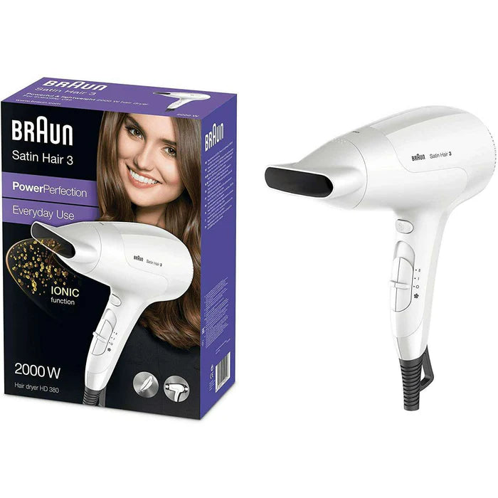 Braun Satin Hair 3 2000w Hair Dryer HD380