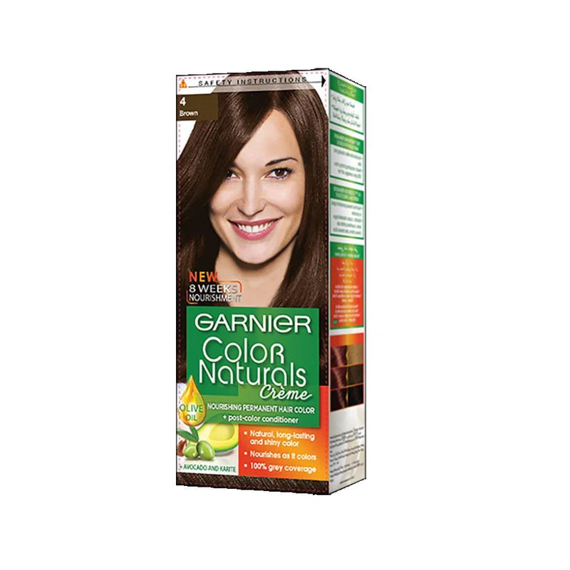 Garnier Color Naturals Nourishing Permanent Hair Color, Natural Long-Lasting Shiny Color