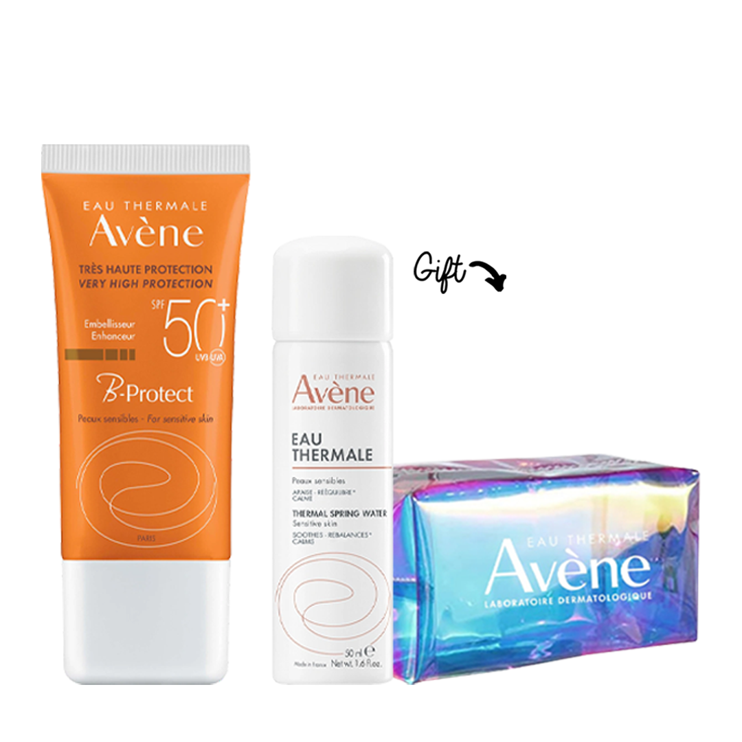 Buy 1  B-Protect SPF50+ 30ML +Get  Spring Water Spray 50ml + Pouch