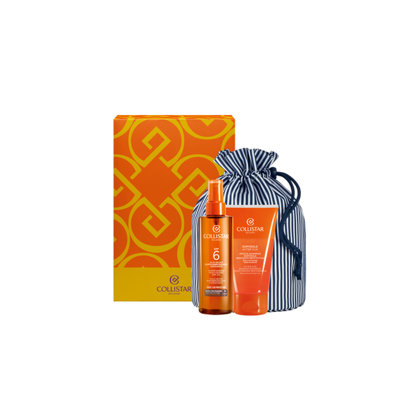 Collistar Pouch Dry Oil SPF6 +AfterSun Shp 150 ml