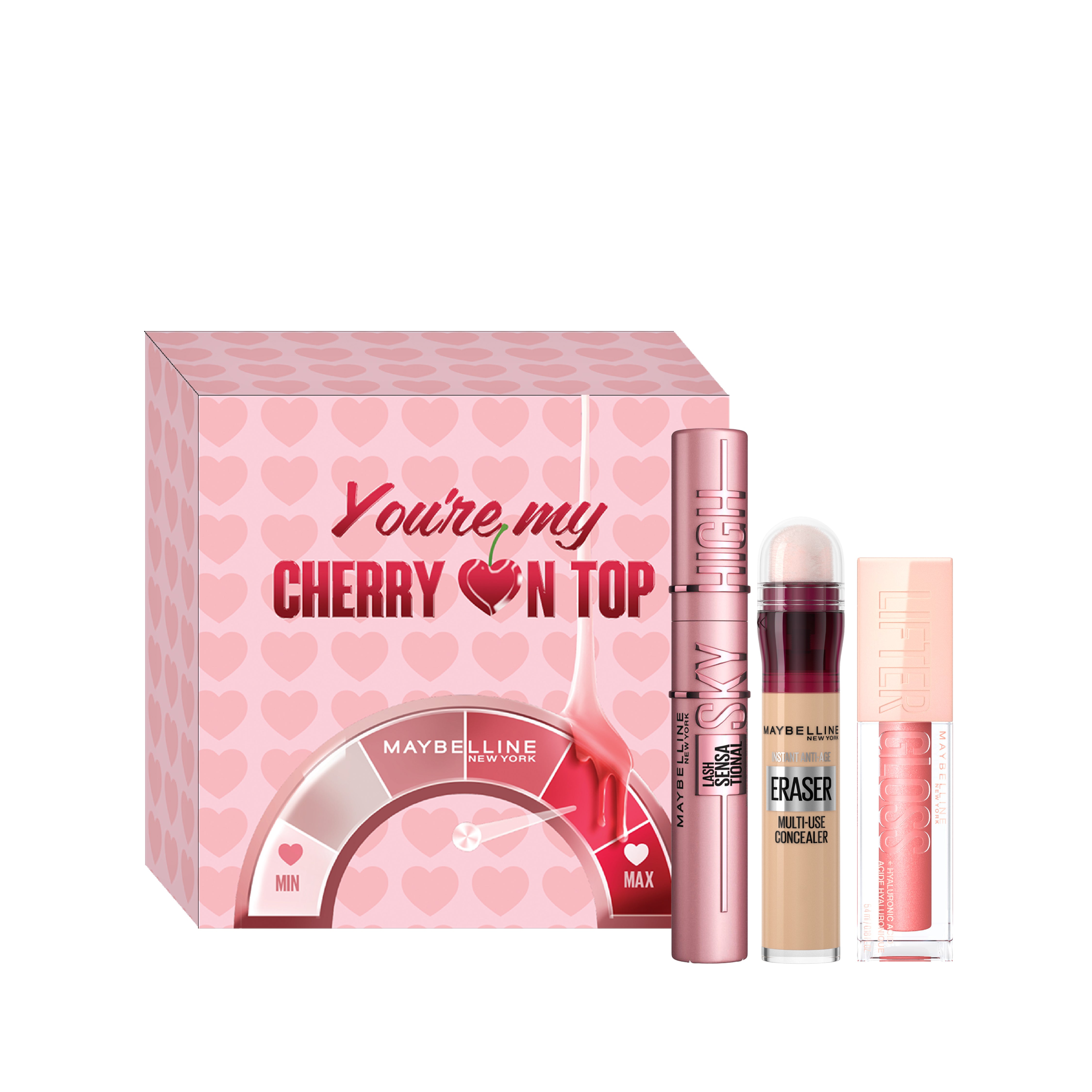 25% OFF Sky High Mascara + Instant Age Rewind Eraser + Lifter Gloss + Valentines gift box