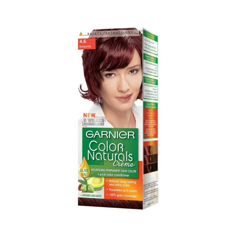 Garnier Color Naturals Nourishing Permanent Hair Color, Natural Long-Lasting Shiny Color