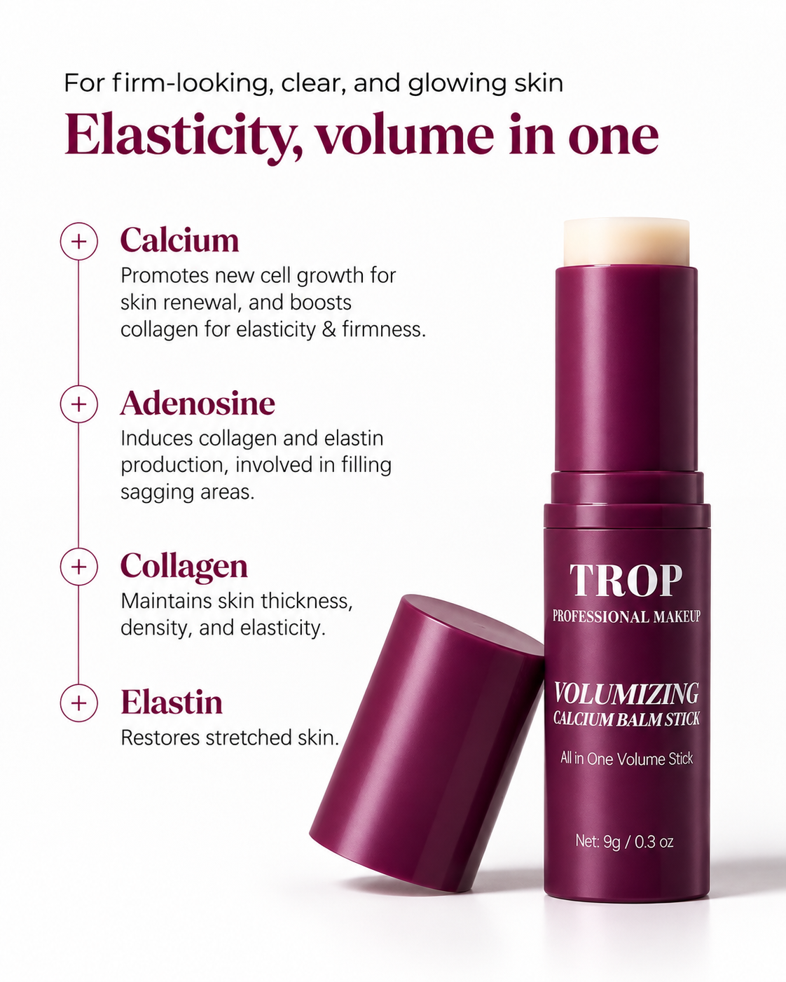 Trop™ Volumizing Calcium Balm Stick (10 ML)