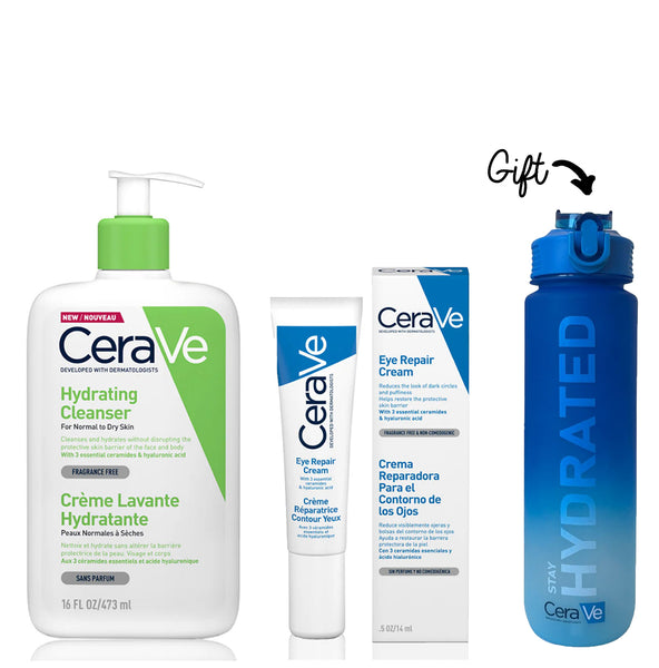 HYDRATING CLEANSER 473ML + EYE REPAIR CREAM 14ML