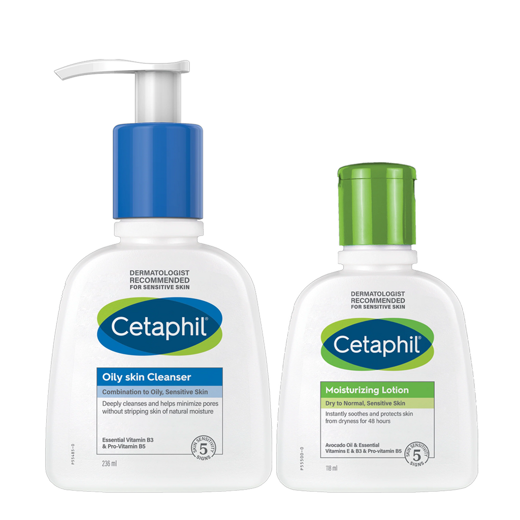 Buy Oily Skin Cleanser 236 ml Get moisturizing lotion 118 ml