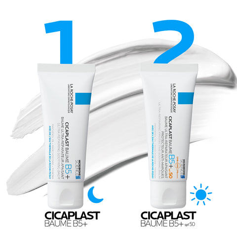La Roche-Posay Cicaplast Baume B5+ SPF 50: Soothing Repairing Balm for Dry, Irritated, & Sun-Exposed Skin 40ml