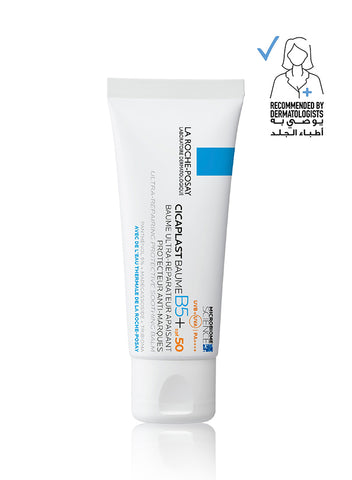 La Roche-Posay Cicaplast Baume B5+ SPF 50: Soothing Repairing Balm for Dry, Irritated, & Sun-Exposed Skin 40ml
