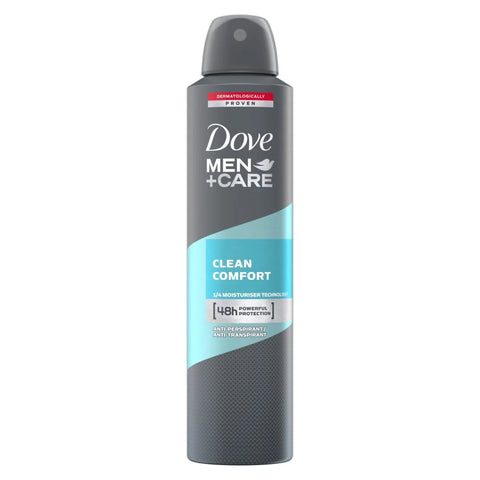 Dove Men Care Clean Comfort Antiperspirant Deodorant Spray 250ml