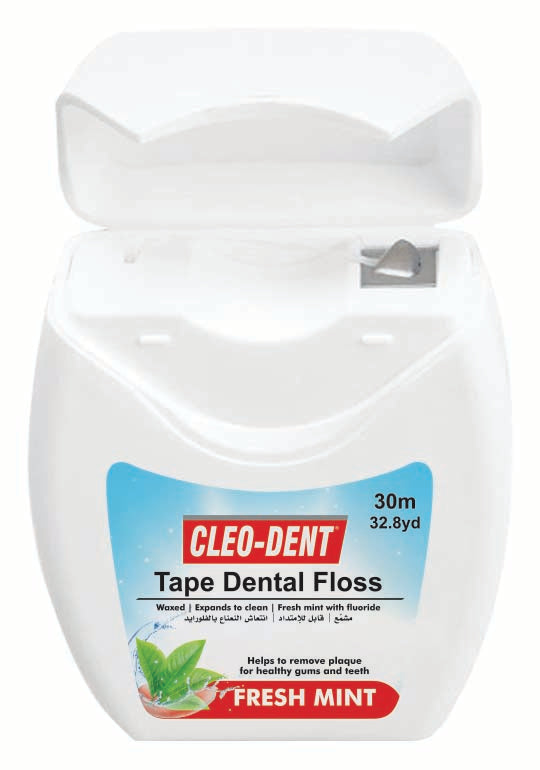 CLEO-DENT TAPE DENTAL FLOSS 30 M