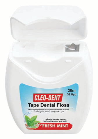 CLEO-DENT TAPE DENTAL FLOSS 30 M