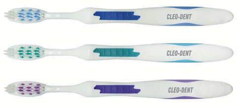 CLEO-DENT CROSS ACTION-WHITENING TOOTH BRUSH MEDIUM