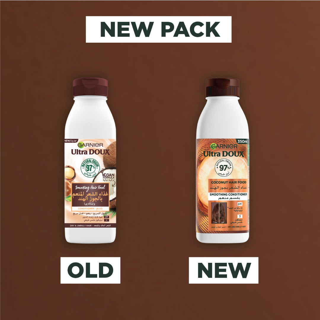 Garnier Ultra Doux Coconut Vegan Hair Food Conditioner for frizzy hair