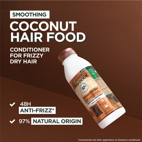 Garnier Ultra Doux Coconut Vegan Hair Food Conditioner for frizzy hair