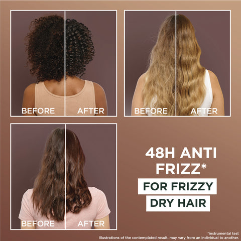 Garnier Ultra Doux Coconut Hair Food 3in1 Mask for frizzy hair, Boosted with Vitamins C, E & F
