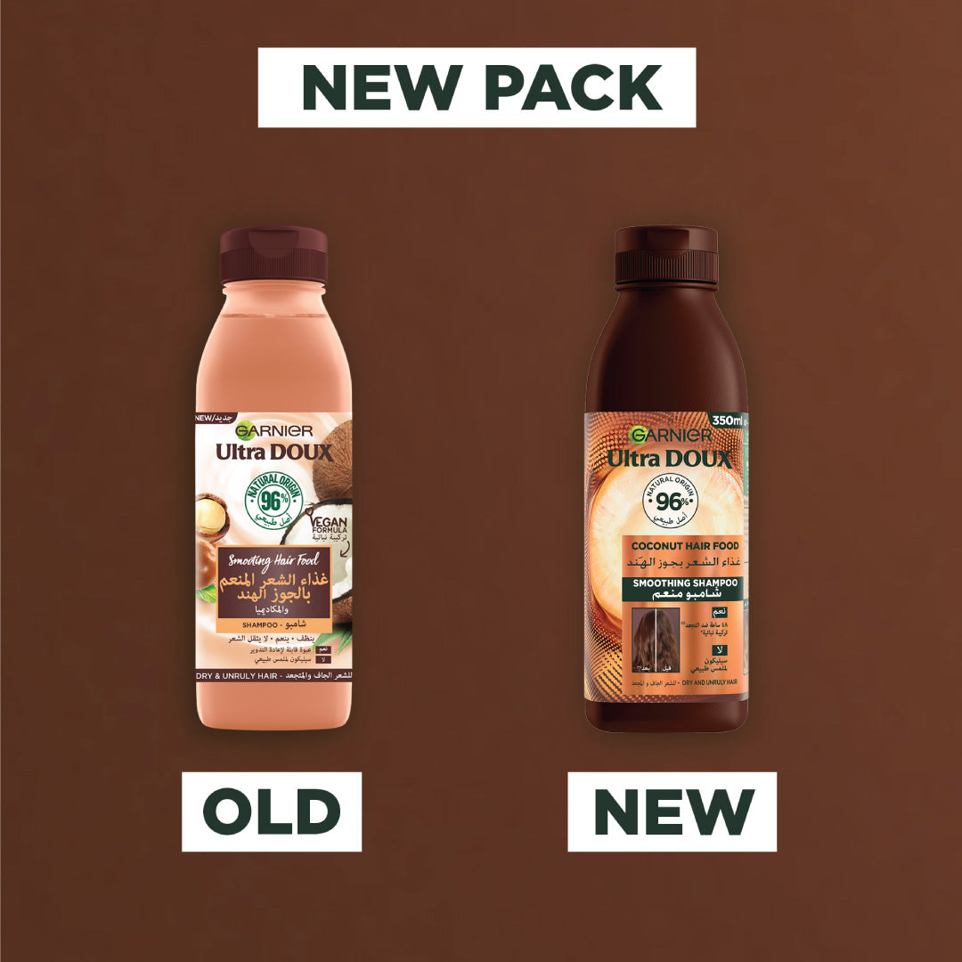 Garnier Ultra Doux Coconut Vegan Hair Food Shampoo for frizzy hair