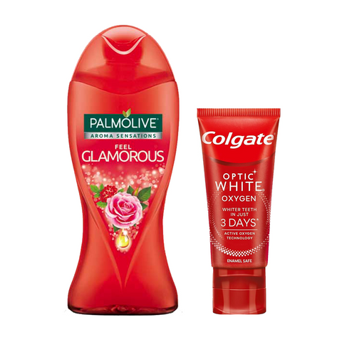 30 % OFF Shower Gel + Optic White Oxygen Toothpaste