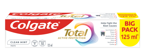 Colgate Total Active Protection Clean Mint Toothpaste 125ml