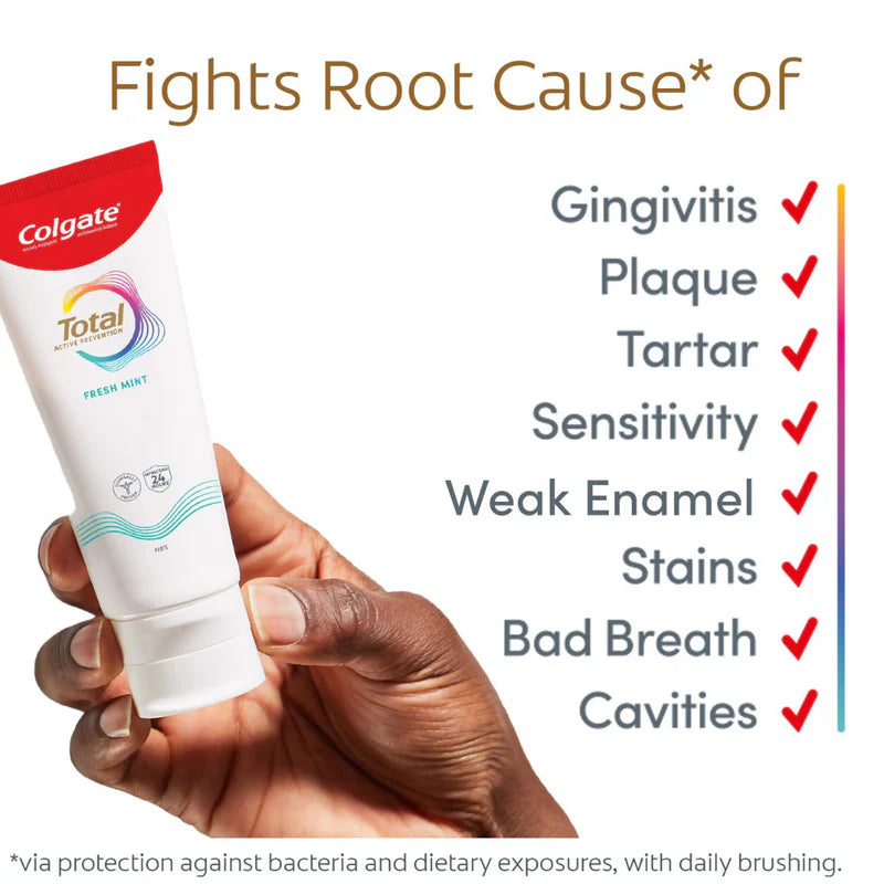 Colgate Total Active Protection Fresh Mint Toothpaste 75ml