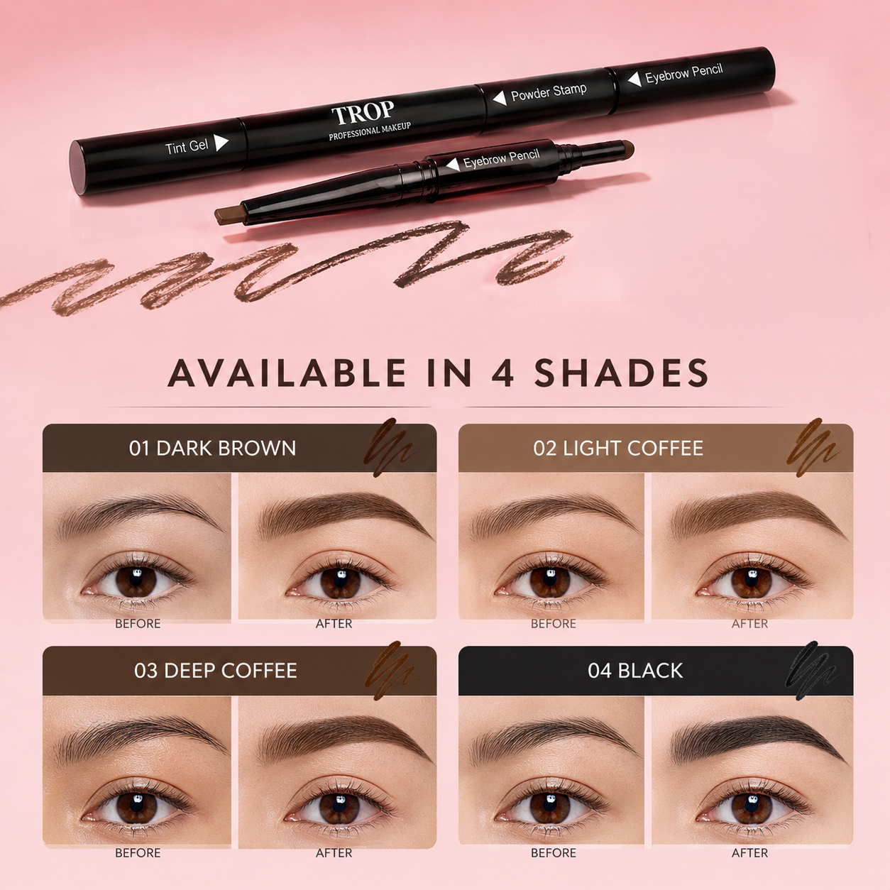 Trop™ 3 in 1 Eyebrow Filler