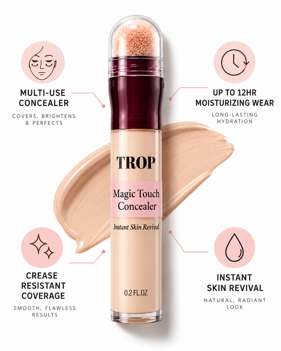 Trop™ Magic Touch Concealer - Instant Skin Revival (6 ML)