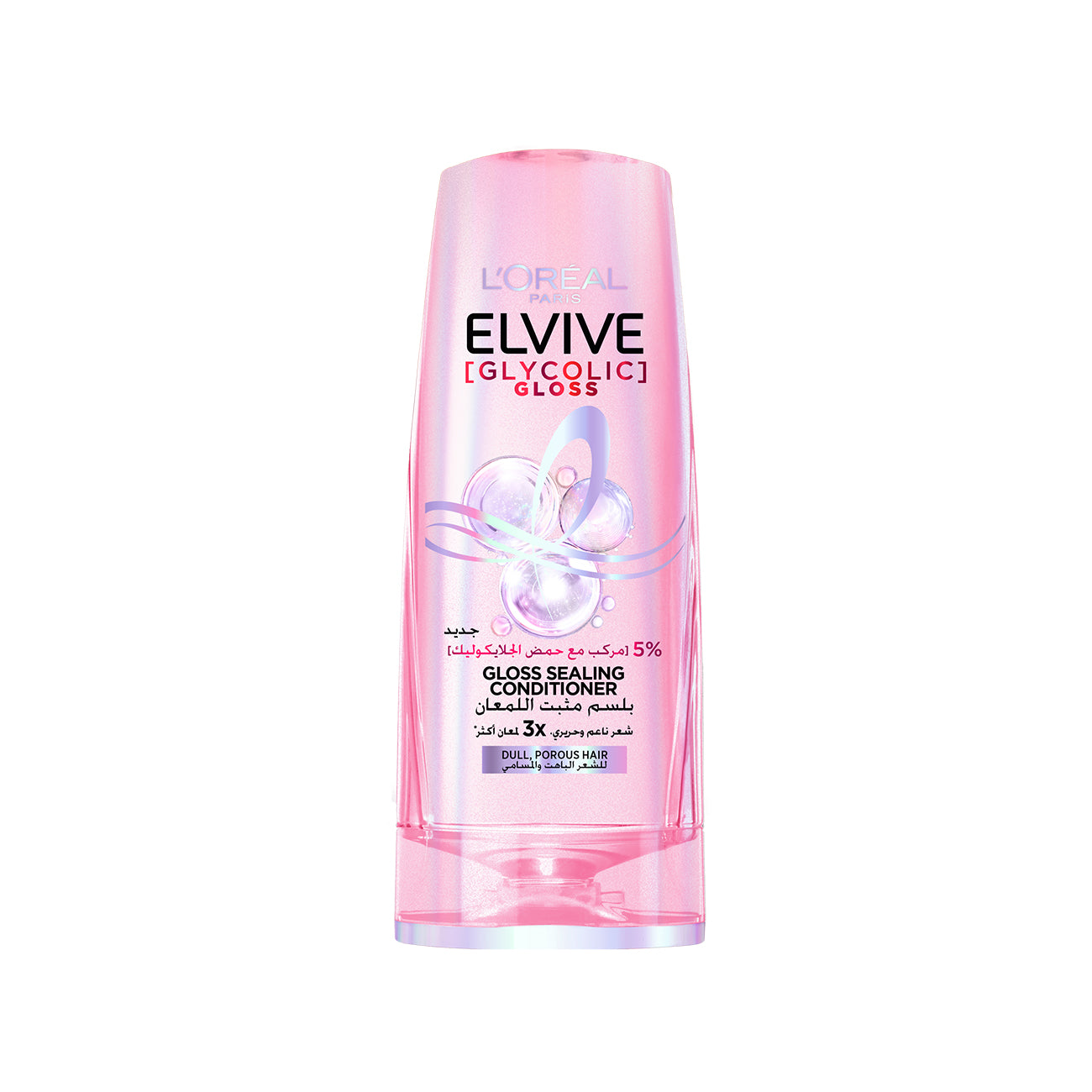 L’Oréal Paris, Elvive, Glycolic Gloss Conditioner, Our 1st at home glossing treatment, 5% [Gloss Complex] with Glycolic Acid, 200ml