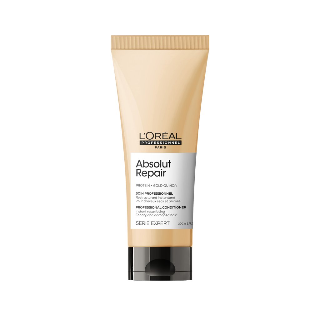 L’Oréal Professionnel | Absolut Repair conditioner | With Protein and Gold Quinoa for dry and damaged hair | SERIE EXPERT | 200ml