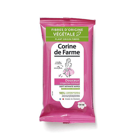 Intimate Soft wipes with plant origin fibers x20