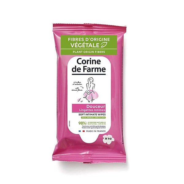 Intimate Soft wipes with plant origin fibers x20