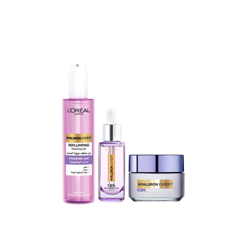 20 % OFF Hyaluron Expert Wash + Serum + Day cream