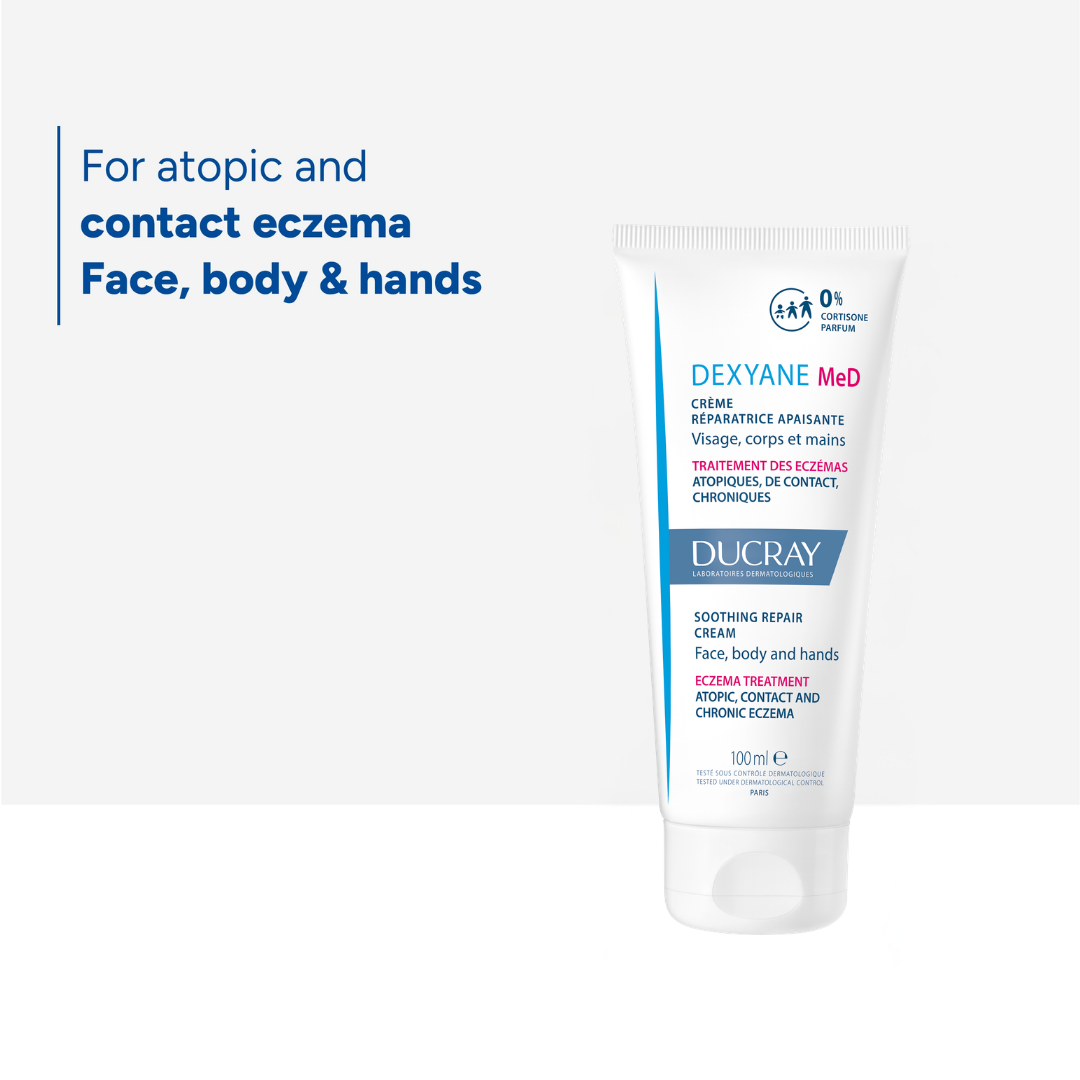 Buy Ducray Dexyane Med Soothing Repair Cream & get a FREE 100ml Ultra-Rich Cleansing Gel