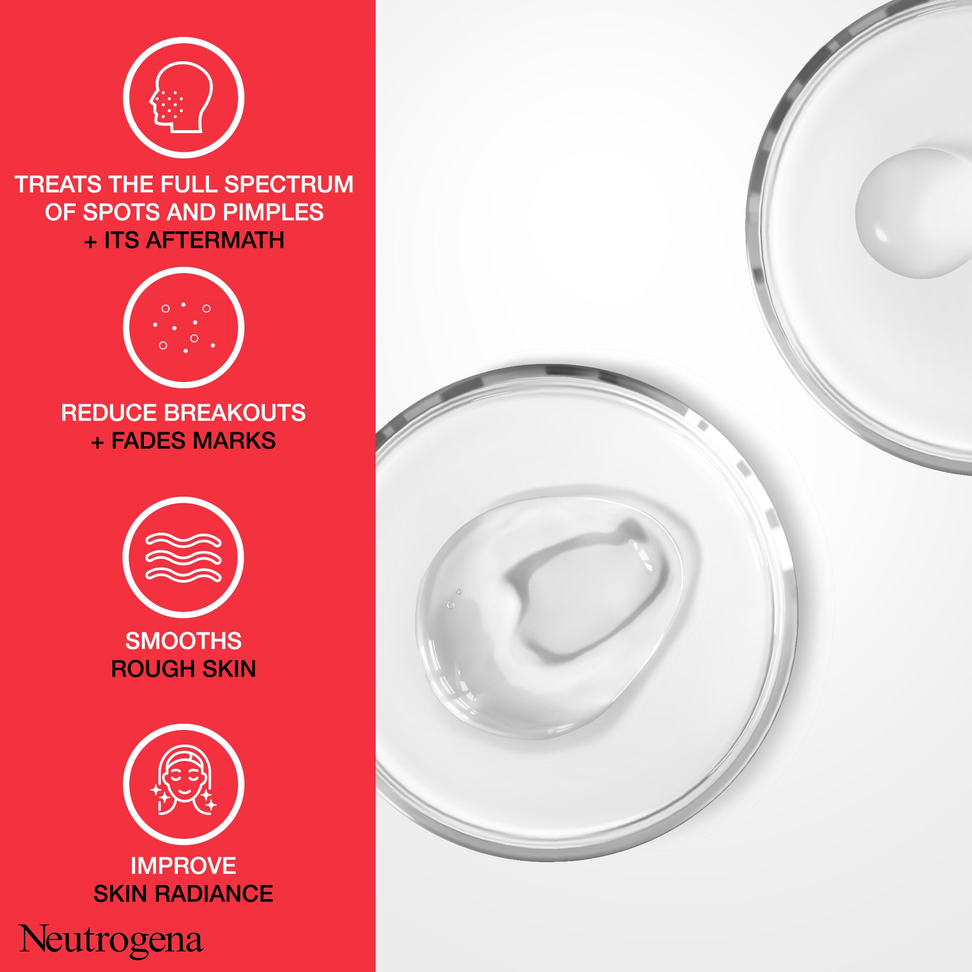 Neutrogena Spot Controlling+ Serum , Boosts Skin Radiance, powerful combination of Salicylic acid - a purifying agent and glycolic acid, 30ml