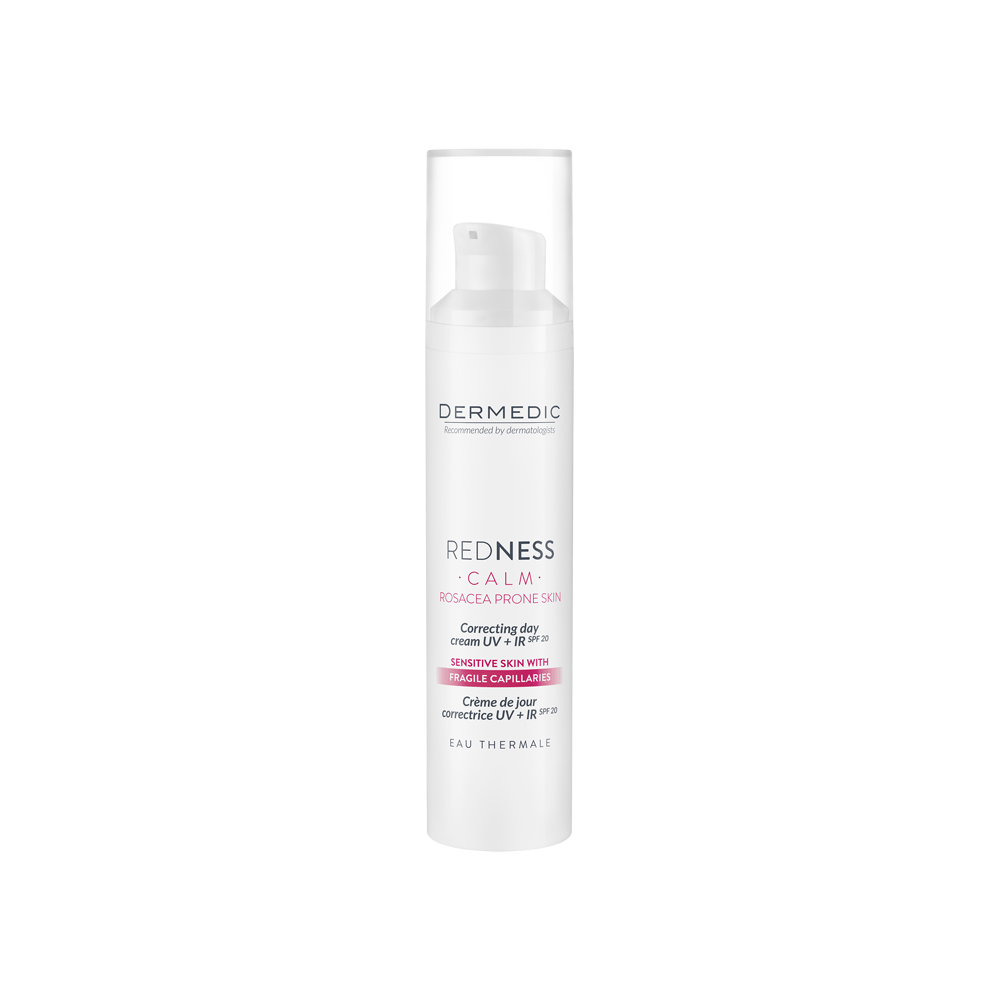 REDNESS CALM-Correcting day cream UV+IR SPF 20+