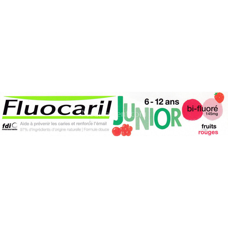 Fluocaril Red Fruits 6 to 12 years Red Fruits 75 ml