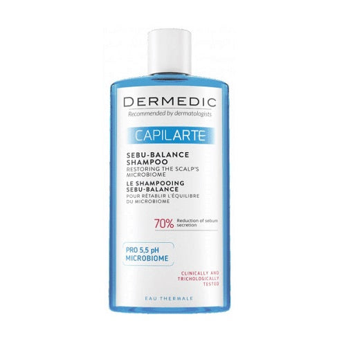 CAPILARTE-Sebu-balance shampoo restoring the scalp's microbiome, oily hair