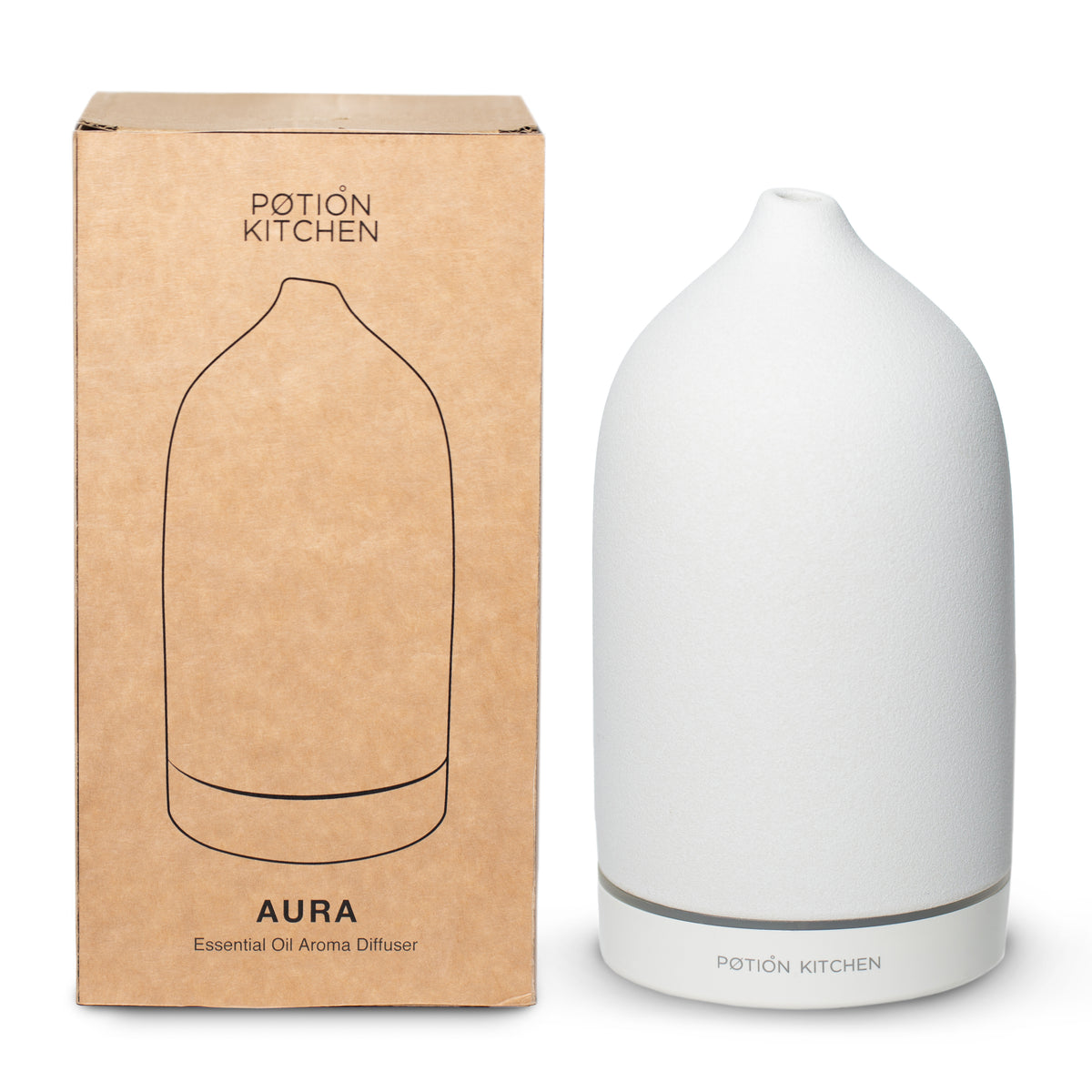 Diffuser Kitchen Extract Potion Kitchen Aura Essential Oil Aroma Diffuser Charcoal Black
