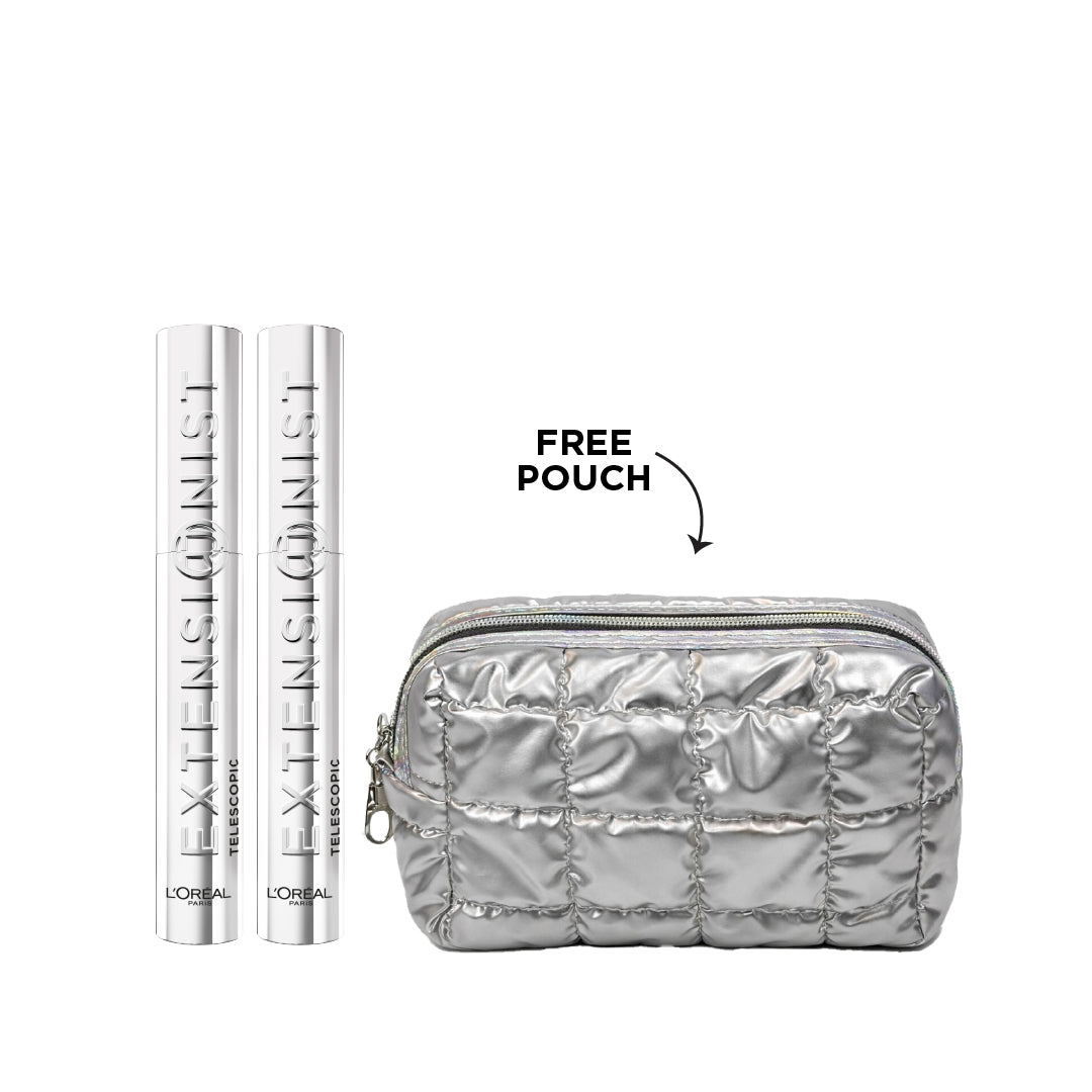 Buy 2 Telescopic Extensionist  Mascara Get Free Pouch