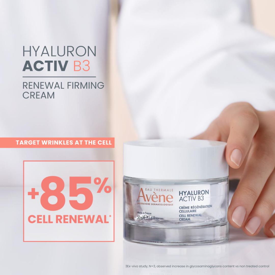 Buy Hyaluron Activ B3 Concentrated plumping serum Get Free Avène Hyaluron creme du jour pot 7ml
