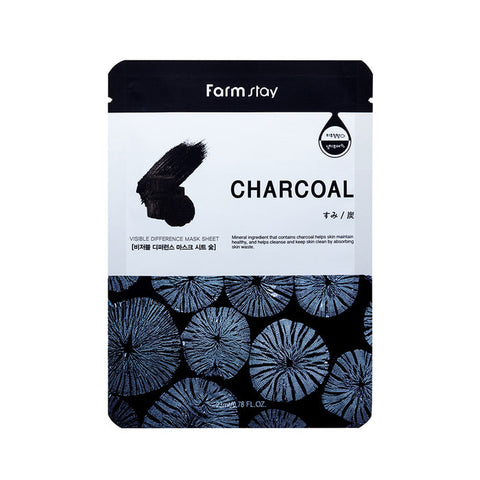 Farmstay Visible Difference Mask Sheet Charcoal