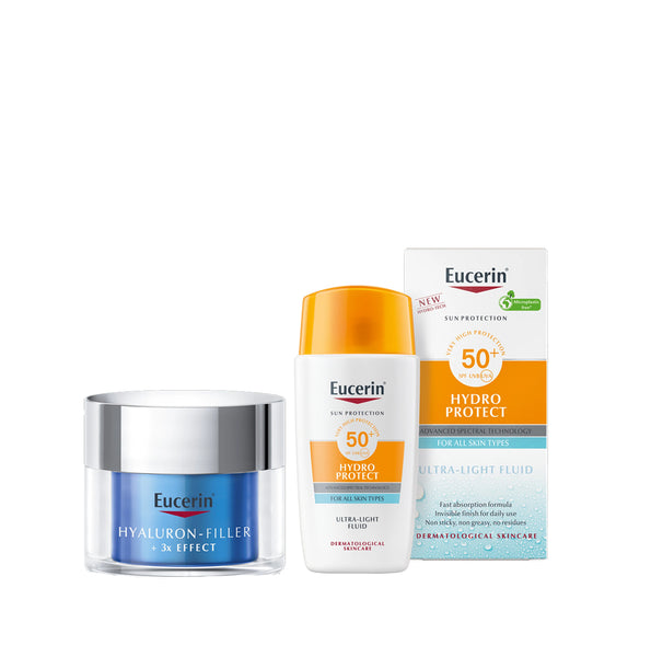 30% OFF:  Hyaluron-Filler Moisture Booster Night+ Hydro Protect Ultra Light Fluid SPF 50