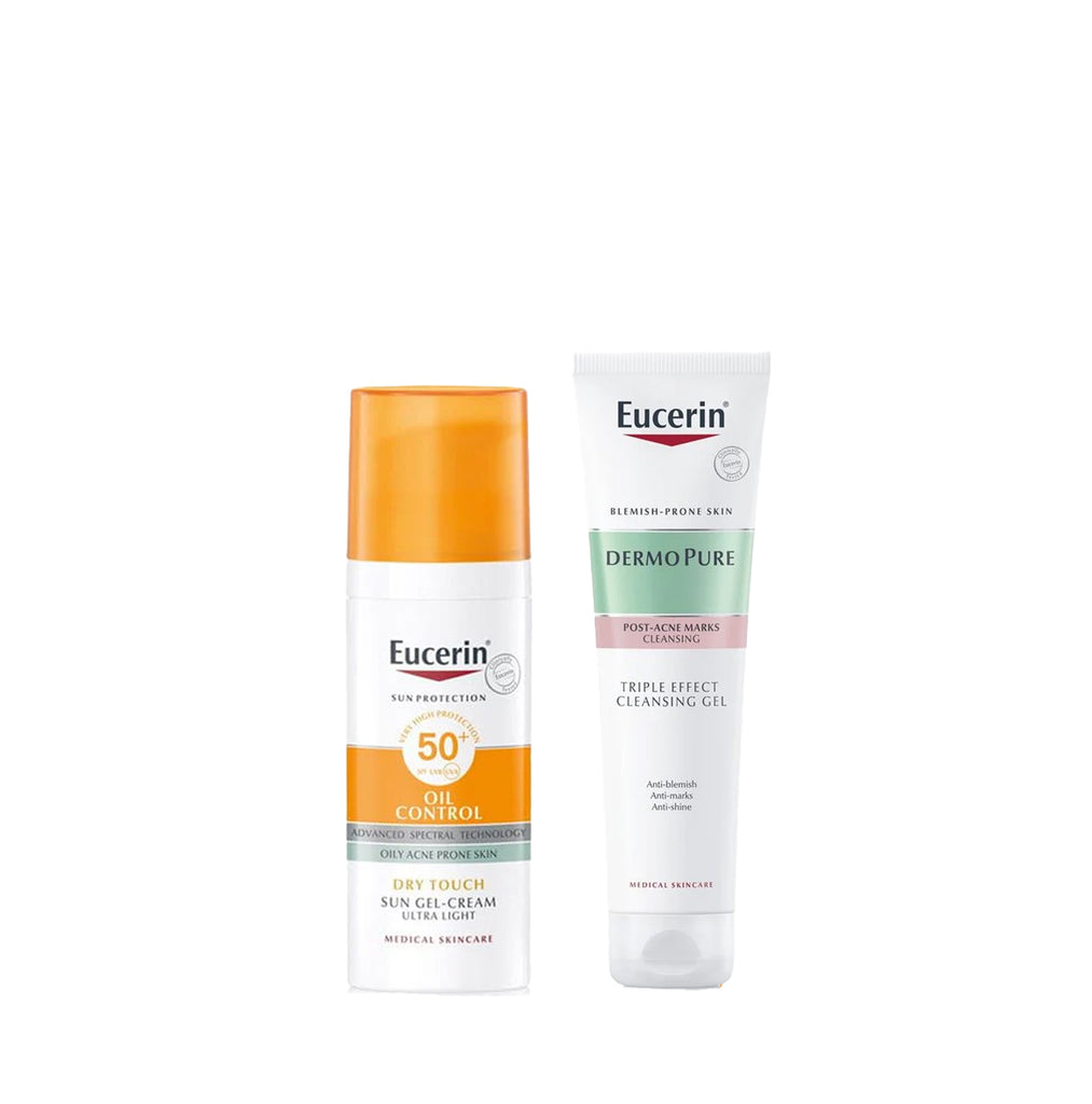 30% OFF: DermoPurifyer Oil Control 3 effect Cleanser + Oil Control Sun Gel Cream SPF 50+