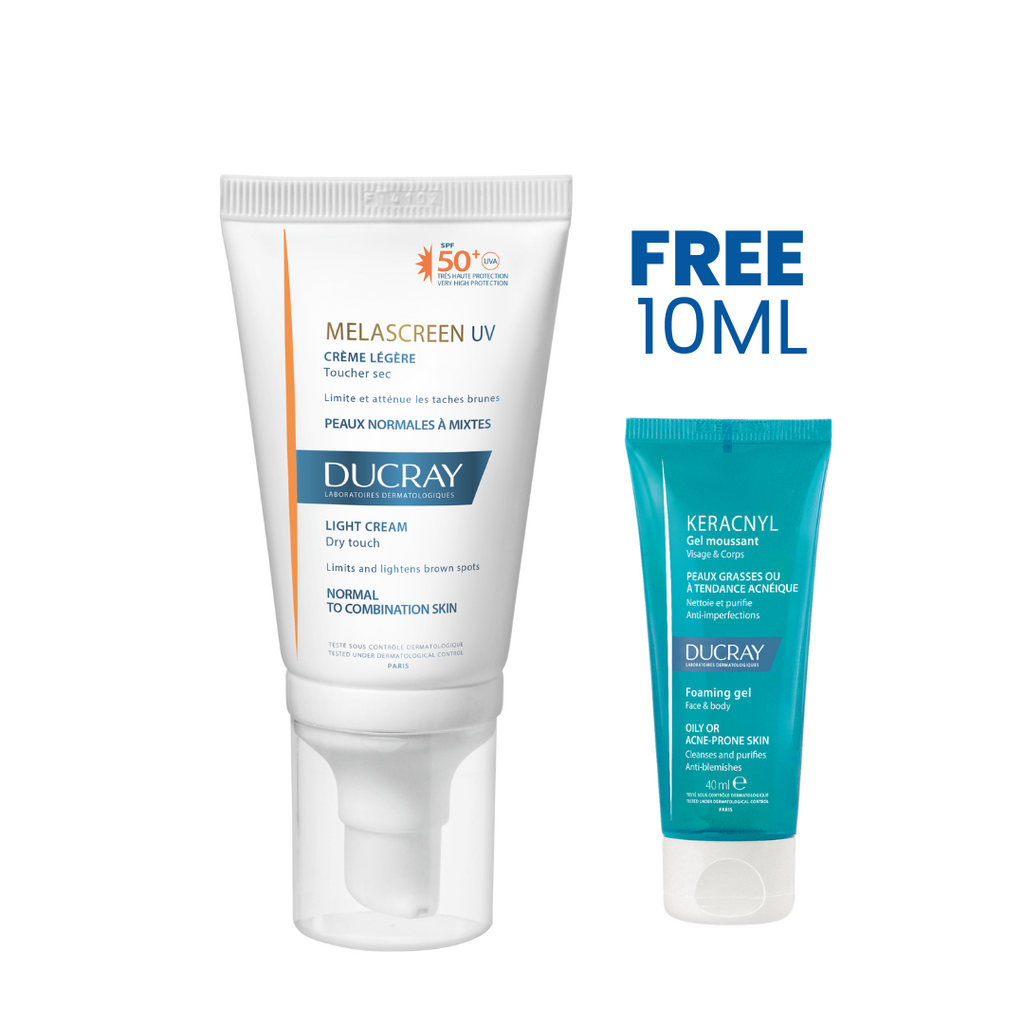 Melascreen Protective Anti-Spots Fluid SPF 50+ 50ml +keracnyl 10ml GIFT