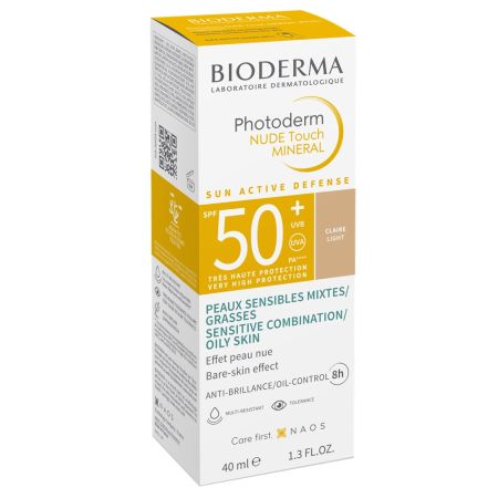 Photoderm Nude Touch Mineral SPF50+ - Claire Light 40ML